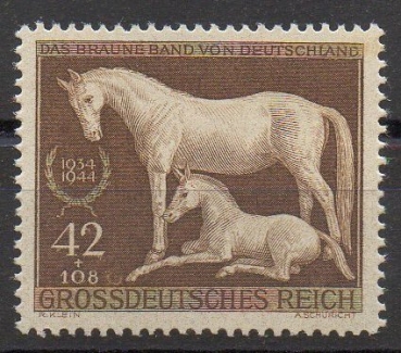 Michel Nr. 899, Galopprennen postfrisch.